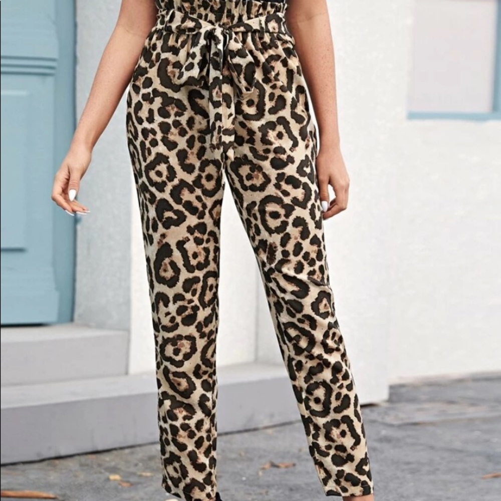 Leopard Print Pants